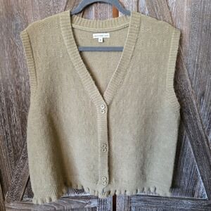 CrossTree Lane Sweater Women's Size U (Universal-One Size Fits Most) Tan Vest